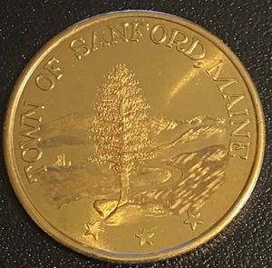 Sanford Maine 1968 Bi-Centennial ME Medaille -- hell unzirkuliert -- mit kostenlosem Versand - Bild 1 von 2