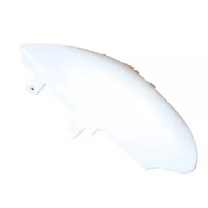 White Plastic muffler Side NO Guard Fender CRF50 Style PIT PRO Trail Dirt Bike - Picture 1 of 2