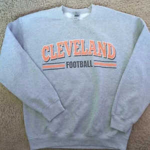 Sudadera suéter vintage de fútbol americano Cleveland cuello redondo Cleveland Browns NFL - Imagen 1 de 5