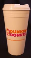 Vintage Dunkin’ Donuts Plastic Travel Coffee Mug Capital Cup with Lid 16 ounces