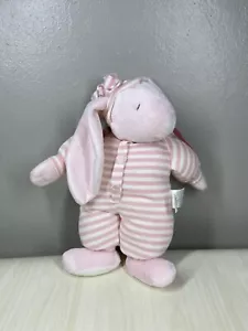 "CONEJITO MUSICAL Sleepyhead 11"" Peluche Rosa Rayas Bebé North American Bear Company" - Imagen 1 de 11