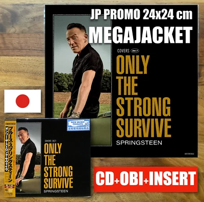 JAPAN PROMO 24x24cm MEGAJACKET  + CD ONLY THE STRONG SURVIVE BRUCE SPRINGSTEEN - Bild 1 von 4