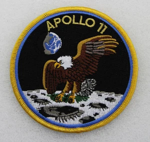 US APOLLO 11 PATCH NASA CLOTH PATCH-REPLICA - Picture 1 of 2