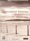 Organizational Behaviour: An Introductory Text By Dr Andrzej Hu .9780273651024