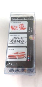 Karin Brushmarker Pro Basic Set 12 Count - New - Picture 1 of 1