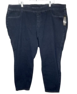Denim & Co. Shape Stretch Denim Pull-On Jeggings A489051 Blue Petite 24-28W NEW - Picture 1 of 8