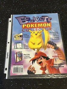BECKETT September 1999 POKEMON COLLECTOR Vol 1 Number 1 Issue 1 Clean Cgc - Picture 1 of 1