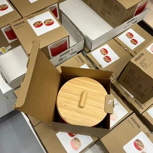 IKEA FÖSSTA FOSSTA HOLZ mit BAMBUS geteilt Servierbehälter LUNAR USA JAHR USA - Bild 1 von 6