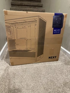 NZXT H5 Flow 2024 Compact ATX Mid-Tower PC Gaming Case (Open Box) READ DESC! - Picture 1 of 2