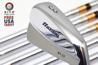 8Pcs MIZUNO MP-33 Iron set 3-4-5-6-7-8-9-PW Stiff Flex DG S200 Shaft RH Irons - Image 1 of 4