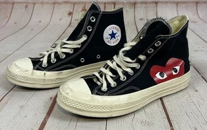 Zapatilla alta Converse Comme des Garçons Chuck 70 talla 7 hombre 9 mujer - Imagen 1 de 8
