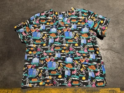 Vintage Halloween Skeleton Scrubs 3X - Image 1 of 4