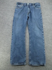 Levis 517 Jeans Mens 36x32 Blue Bootcut Denim Zip Fly Red Tab Cotton Classic - Picture 1 of 19