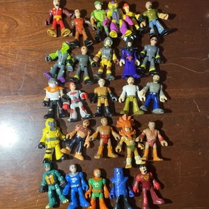 Mixed LOT of 26 Fisher Price Imaginext Figures Power Rangers, Jurassic, More - Picture 1 of 5
