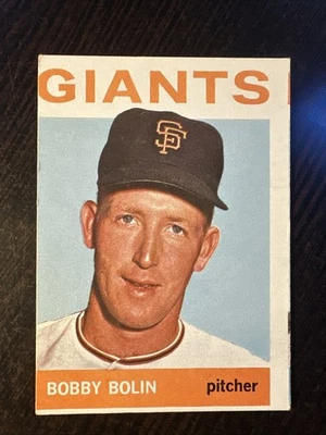 1964 Topps #374 Bobby Bolin Gigantes de San Francisco en muy buena condición *Hot Corner Vintage* C Foto 1 de 2