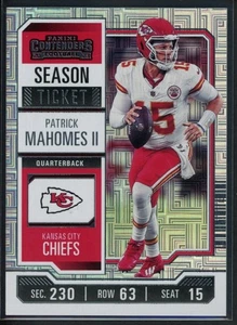 Boleto de temporada Mojo Panini Contenders Patrick Mahomes II #51 2023 - Imagen 1 de 2