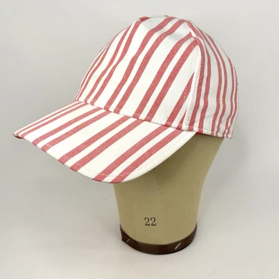 Lululemon Classy Cap Run Hat One Size 0/S Twin Stripe Love Red Strap Back Adjust - Image 1 of 4