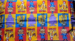2006 McDonald’s Rare OOP Spectrix 100% Cotton Woven Fabric-1/2 Yard-18"x44”-NEW - Picture 1 of 3