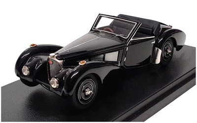 Look Smart 1/43 Scale LS222B - Bugatti T57 Chassis 57.563 Open Roof - Black - Image 1 of 4