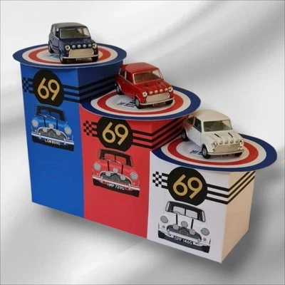 ITALIAN JOB MINI DISC STAND for The Corgi 05506 Mini,s MODEL CARS NOT INCLUDED)