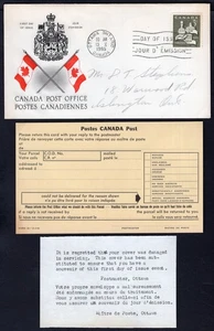CANADA 1965 FDC Cover with Replacement Cachet & Contents. Christmas Issue - Picture 1 of 2