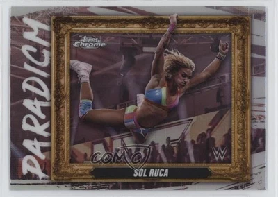 2025 Topps Chrome WWE Paradigm Refractor Sol Ruca #PAR-SOL - Image 1 of 2