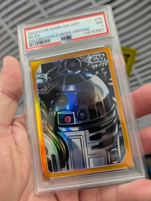 2023 Star Wars Galaxy Celebration Europe R2D2 Orange /25 PSA 7 💥POP 1 - Image 1 of 4