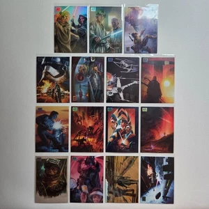2024 Topps Star Wars Galaxy Refractor 15 Card Lot - Picture 1 of 2