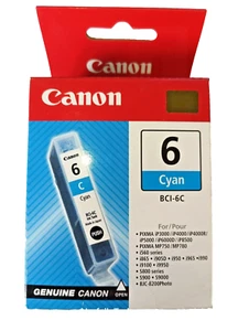 Canon 6 Cyan Inkjet ink Cartridge BCI-6C - Free & Fast Delivery! - Picture 1 of 2