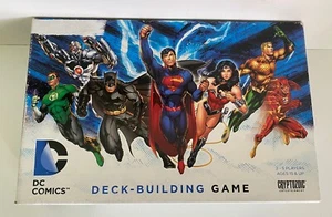 Cryptozoic Deck Building DC Comics Game Box-Complete PLUS Exp Crisis Pack No. 1 - Picture 1 of 15