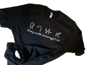 Archangels They Walk Amongst Us Unisex Jersey Black Short Sleeve Tee,Archangel - Picture 1 of 4