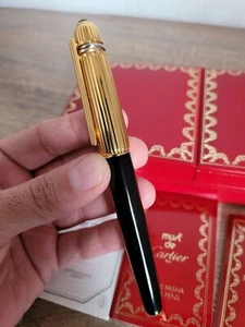 ***Cartier Pasha Pen Limited Edition Black & Gold with Box & Papers *** - Picture 1 of 22