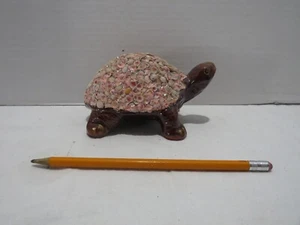VTG KENMAR JAPAN CERAMIC TURTLE BANK W/SHELLS/FLORIDA SOUVENIR - Bild 1 von 7