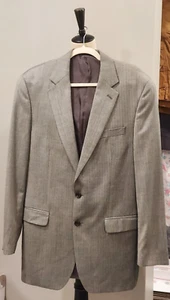 Ralph Lauren Herren Sakko grau Fischgrät Seide/Wolle 40 L - Bild 1 von 11