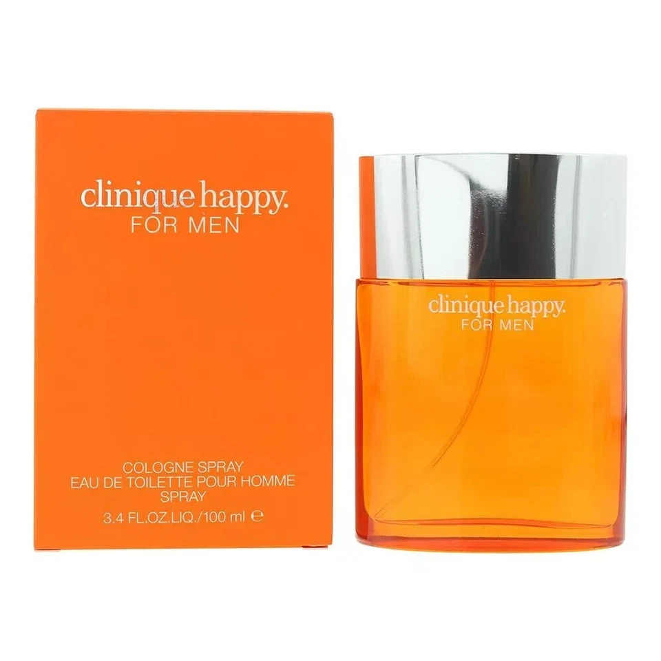 Clinique Happy Cologne Pour Homme 100ml Eau De Toilette EDT Spray For Him - New - Image 1 of 1