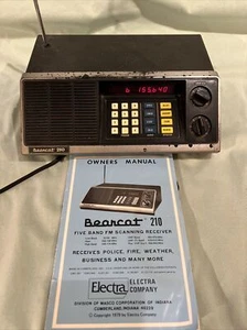 Vintage Bearcat 210  Scanner With Manual Multi Channel Model No. BC210 - Picture 1 of 7