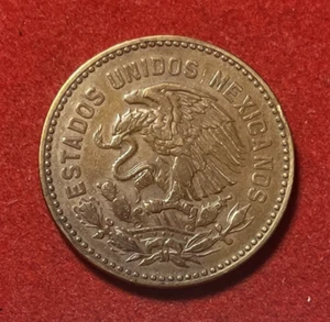 Mexico 50 Centavos 1955 Bronze Coin KM#450 T6336 - Picture 1 of 2