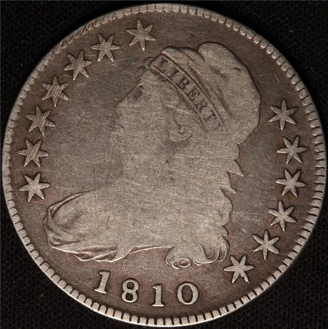 1810 CAPPED BUST HALF DOLLAR! Cover