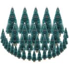 35 PCS Miniature Christmas Tree Artificial Snow Frost  Pine  for8683