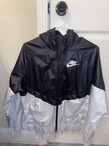Youth Nike Jacket Black And White L - Picture 1 of 4