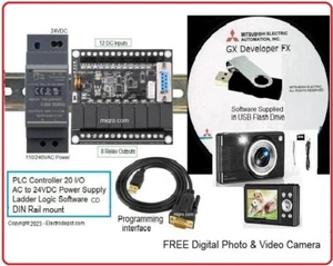 PLC Contrôleur Programmable Training Starter KIT GXDEV FX Logiciel de Programmation - Photo 1/7