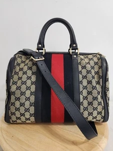 GUCCI Cartera Supreme GG Boston Bolso 2 Vías Asa Superior Bolso de Hombro - Imagen 1 de 20