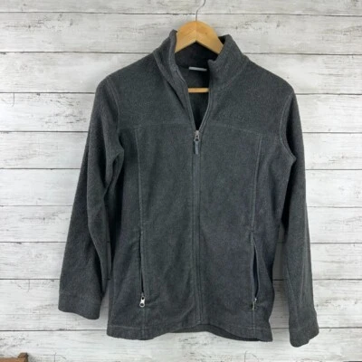 Columbia Girls Large 14-16 Fleece Full Zip Up Jacket Gray - Image 1 of 4