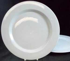 Lote de 2 platos de cena de porcelana fina Prelude de artes culinarias - Imagen 1 de 4