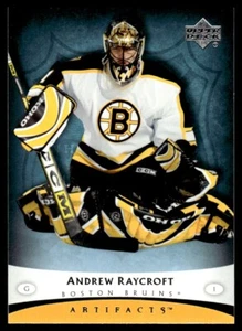 2005-06 artefactos de cubierta superior Andrew Raycroft Boston Bruins #7 - Imagen 1 de 2