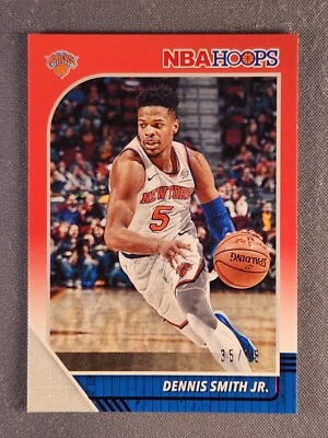 2019-20 Panini NBA Hoops #127 Dennis Smith Jr Red Paper /75 SSP Rare - Image 1 of 2