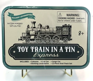 Toy Train in a Tin Express New in Unopened Tin Battery Operated - Picture 1 of 5