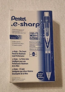 Pencil e-sharp Automatic blue barrel lead maximize Pentel 0.7m AZ1257C box 12 - Picture 1 of 5