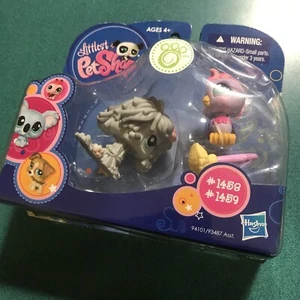 Hasbro 2009 Littlest Pet Shop Sheepdog Komondor Shaggy 1458 Bird 1459 Retired LP - Picture 1 of 8