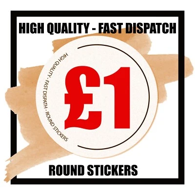AC DESIGNS AND PRINTS NEW PERSONALISED CUSTOM LOGO ROUND LABELS / STICKERS BUSINESS SHIPPING GIFT TAGS